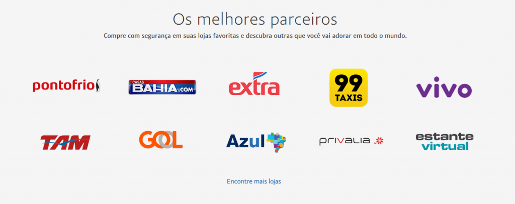 empresas parceiras do PayPal